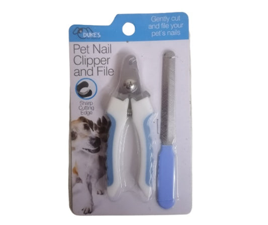 Kit Corta Uñas y Lima azul