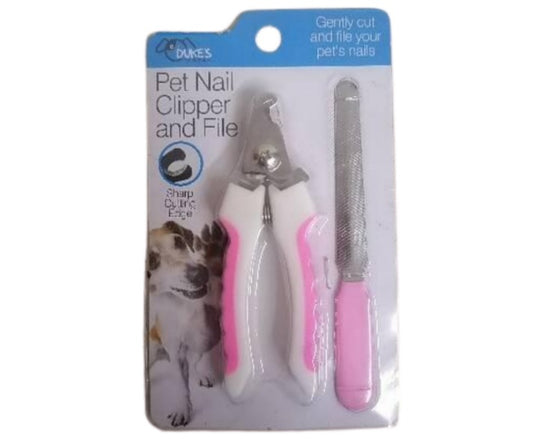 Kit Corta Uñas y Lima rosa